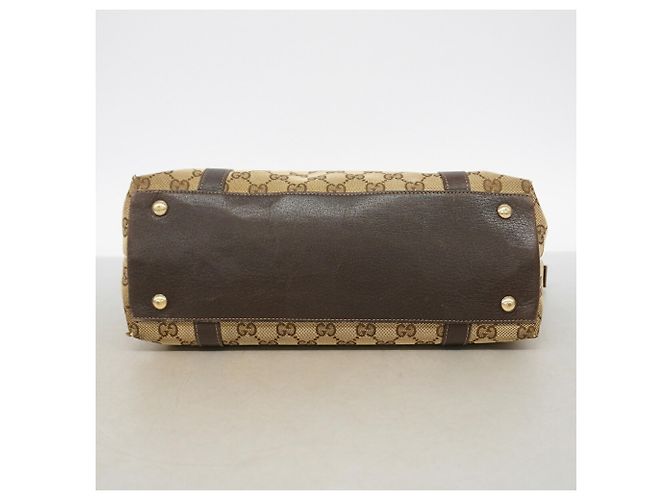 Borsa Gucci GG Canvas Abbey Marrone - vista 3
