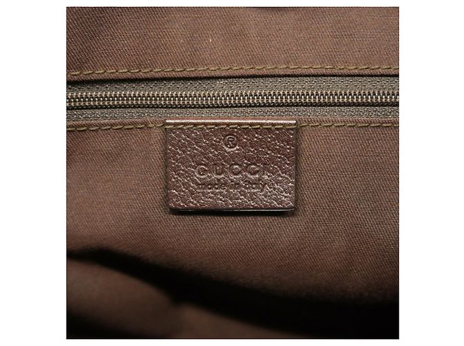 Borsa Gucci GG Canvas Abbey Marrone - vista 5