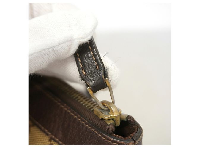 Borsa Gucci GG Canvas Abbey Marrone - vista 8