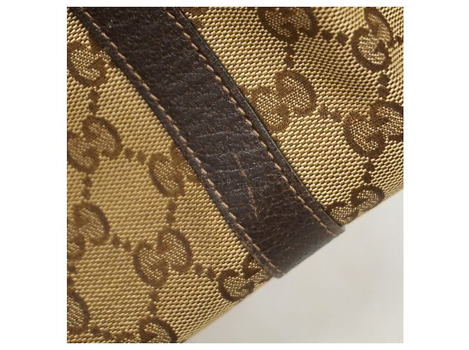 Borsa Gucci GG Canvas Abbey Marrone - vista 9