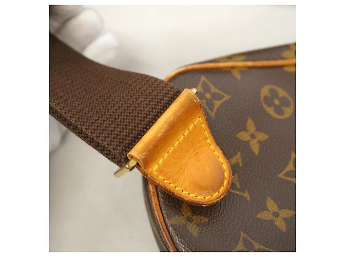 Borsa Louis Vuitton Monogram Pochette Gange Marrone - vista 10