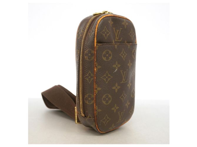 Borsa Louis Vuitton Monogram Pochette Gange Marrone - vista 2