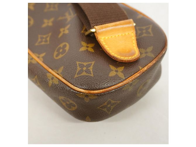 Borsa Louis Vuitton Monogram Pochette Gange Marrone - vista 8