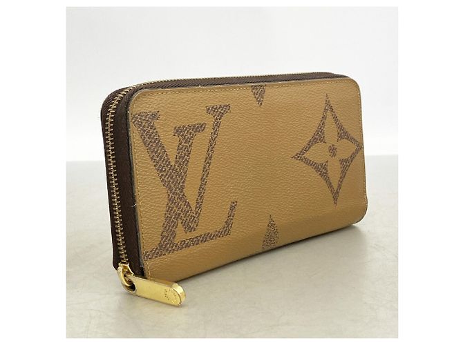 Cartera Zippy Louis Vuitton Monogram Giant Reverse Castaño - vista 2