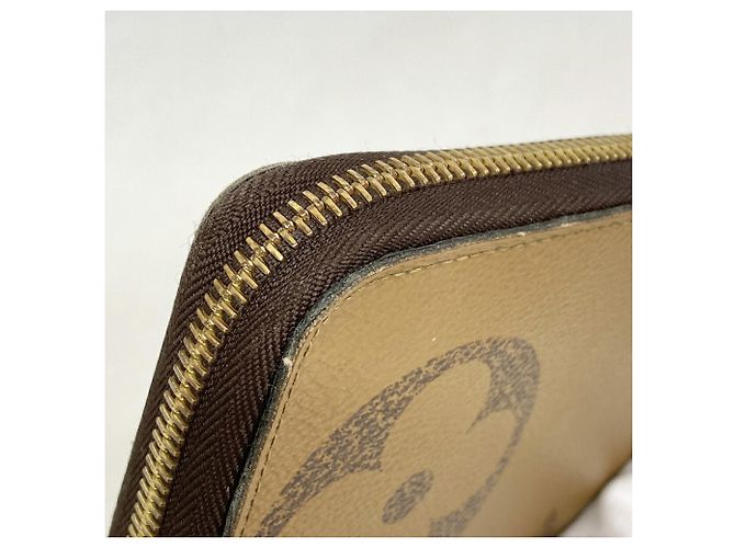 Cartera Zippy Louis Vuitton Monogram Giant Reverse Castaño - vista 6