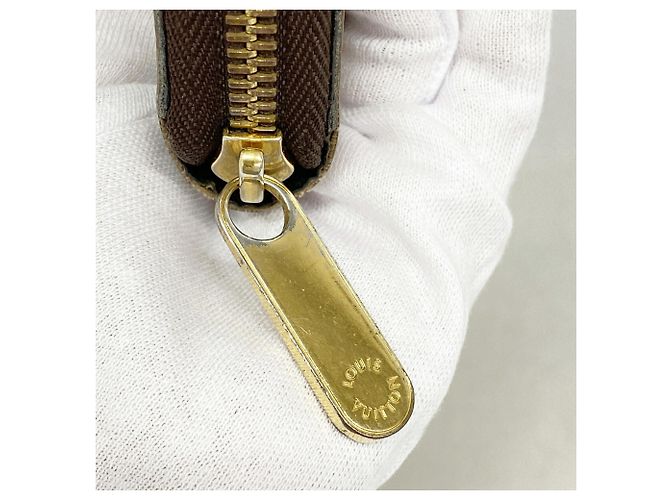 Cartera Zippy Louis Vuitton Monogram Giant Reverse Castaño - vista 7