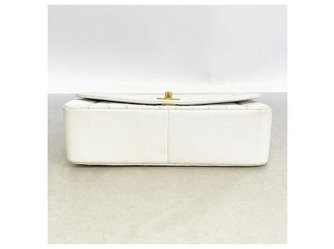 Borsa a tracolla Chanel Diana Chain Bianco - vista 3