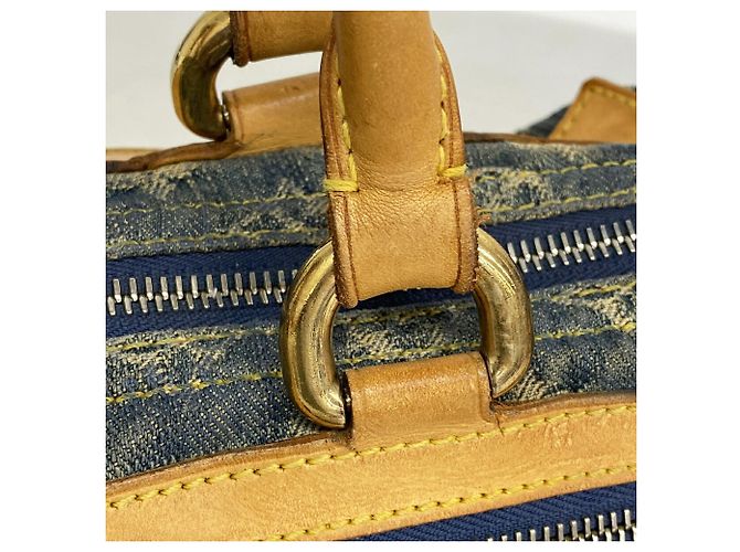 Louis Vuitton Monogram Denim Neo Speedy Handtasche Blau - Ansicht 10