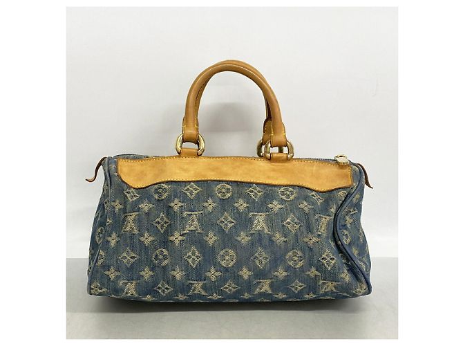Louis Vuitton Monogram Denim Neo Speedy Handtasche Blau - Ansicht 12