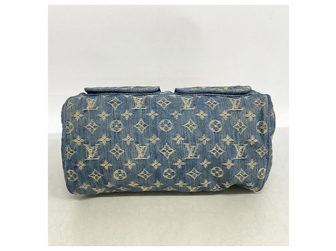Louis Vuitton Monogram Denim Neo Speedy Handtasche Blau - Ansicht 3