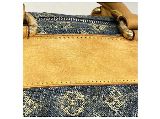 Louis Vuitton Monogram Denim Neo Speedy Handtasche Blau - Ansicht 7