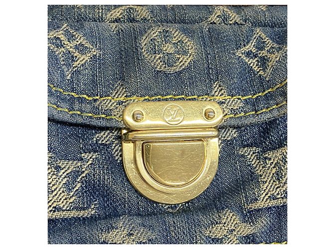 Louis Vuitton Monogram Denim Neo Speedy Handtasche Blau - Ansicht 8