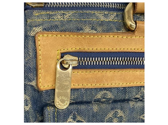 Louis Vuitton Monogram Denim Neo Speedy Handtasche Blau - Ansicht 9