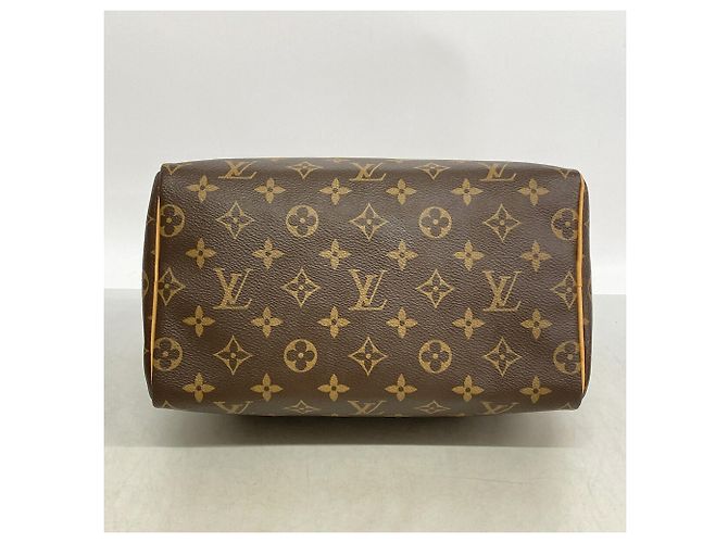 Bolso Louis Vuitton Monogram Speedy 25 Castaño - vista 3