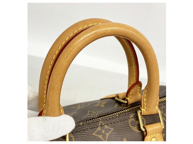 Bolso Louis Vuitton Monogram Speedy 25 Castaño - vista 6