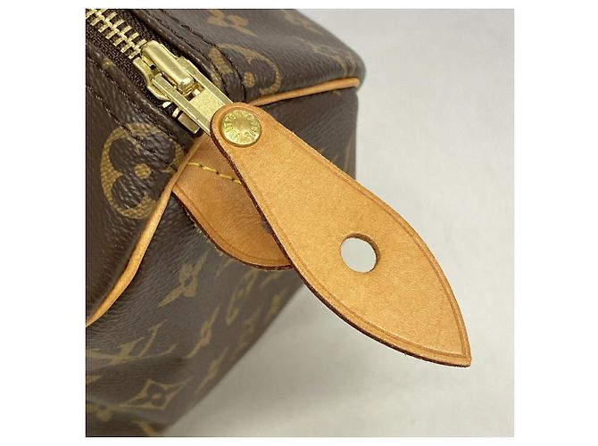 Bolso Louis Vuitton Monogram Speedy 25 Castaño - vista 7