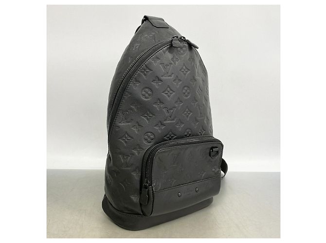 Borsa a tracolla Louis Vuitton Monogram Shadow Racer Nero - vista 2
