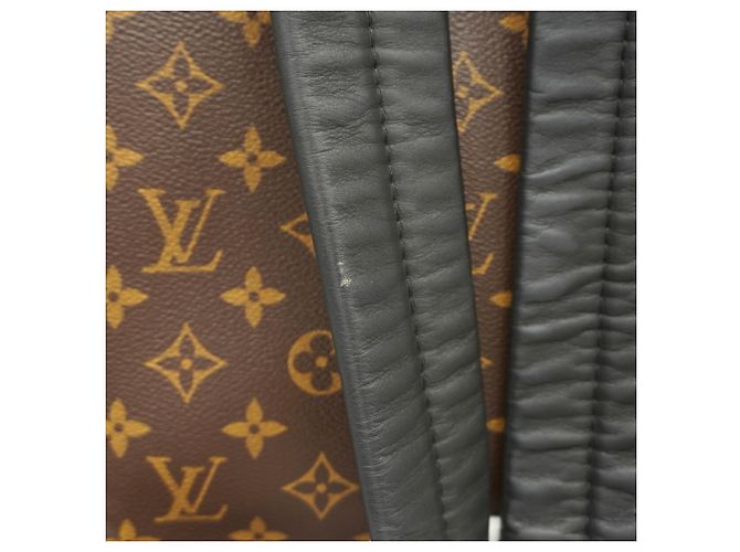 Zaino Louis Vuitton Monogram Macassar Marrone - vista 10