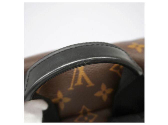 Zaino Louis Vuitton Monogram Macassar Marrone - vista 11