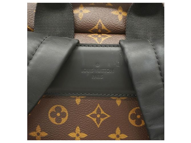 Zaino Louis Vuitton Monogram Macassar Marrone - vista 13