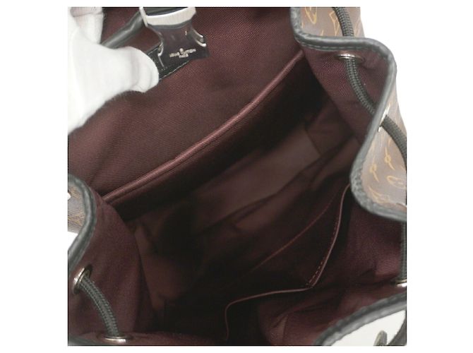 Zaino Louis Vuitton Monogram Macassar Marrone - vista 4