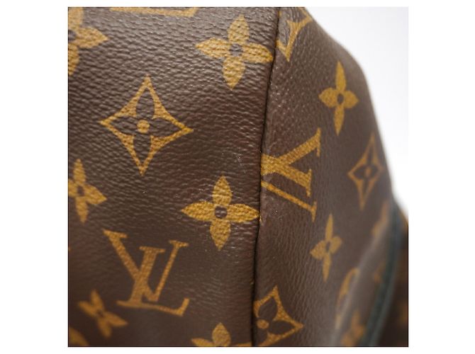 Zaino Louis Vuitton Monogram Macassar Marrone - vista 7