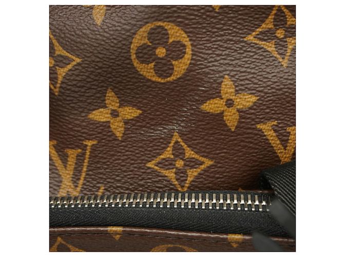 Zaino Louis Vuitton Monogram Macassar Marrone - vista 8