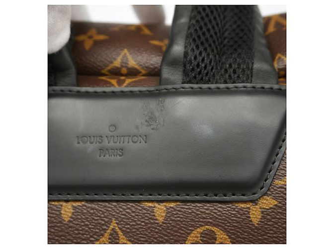 Zaino Louis Vuitton Monogram Macassar Marrone - vista 9