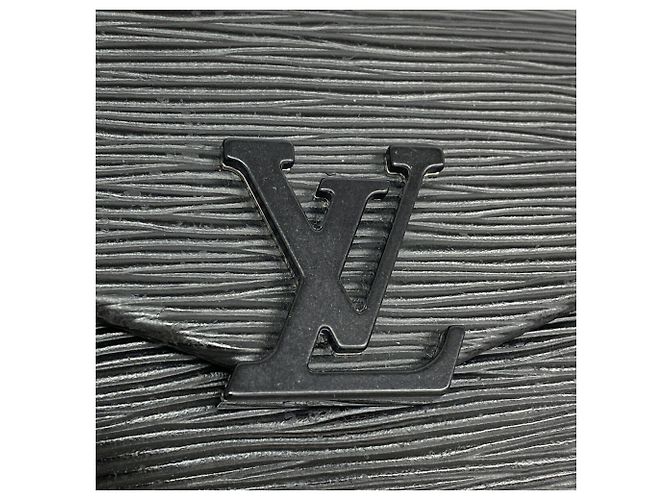 Portafoglio Louis Vuitton Tri-fold Nero - vista 7
