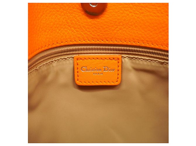 Borsa Christian Dior Trotter Street Chic Marrone Arancione - vista 5