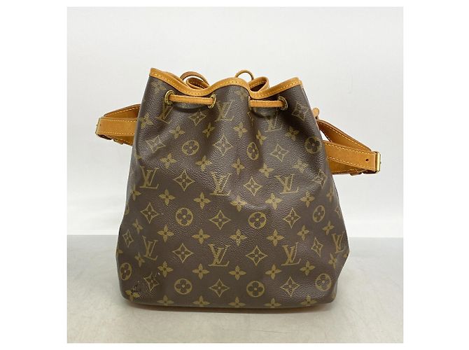 Noe Louis Vuitton Monogram Petit Noé Schultertasche Braun - Ansicht 11