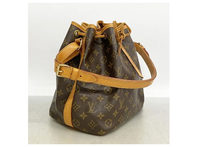 Noe Louis Vuitton Monogram Petit Noé Schultertasche Braun - Ansicht 2