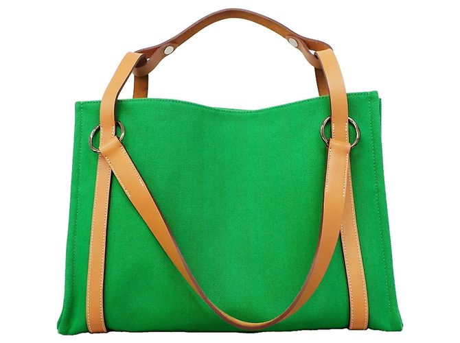 Hermès Bolsa de Ombro Hermes Cavalicole em Green Verde - vista 11