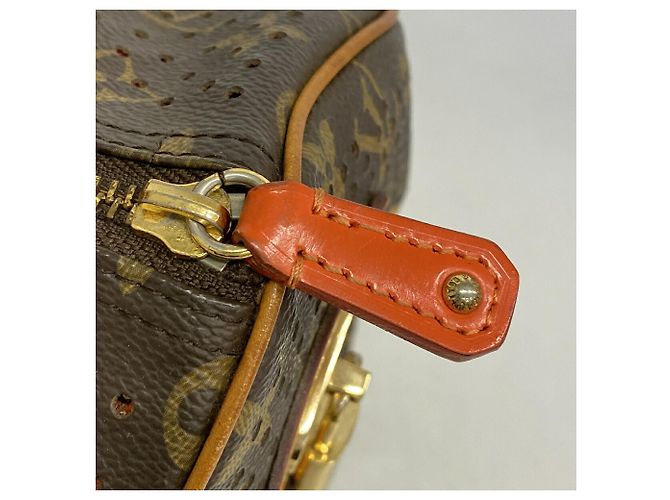 Bolso Louis Vuitton Monogram Perfo Speedy 30 Naranja - vista 10