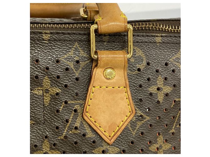 Bolso Louis Vuitton Monogram Perfo Speedy 30 Naranja - vista 11