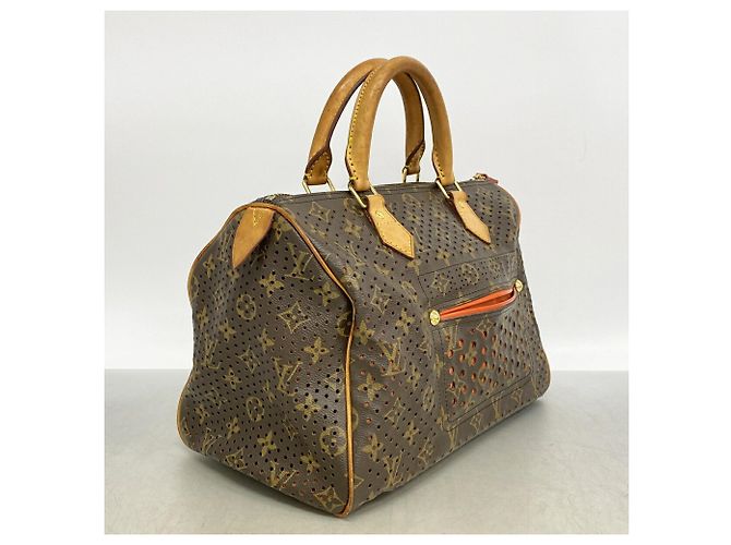 Bolso Louis Vuitton Monogram Perfo Speedy 30 Naranja - vista 2