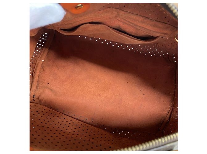 Bolso Louis Vuitton Monogram Perfo Speedy 30 Naranja - vista 4