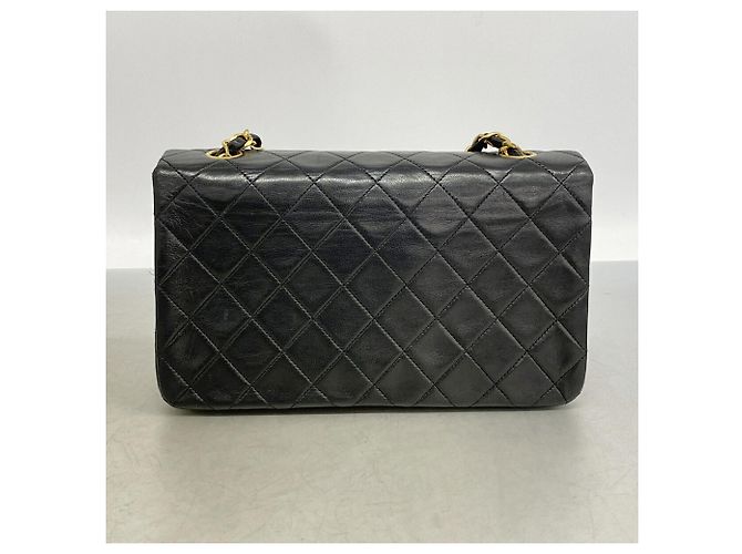 Timeless Bolsa de Ombro com Corrente Chanel Matelassé Preto - vista 9