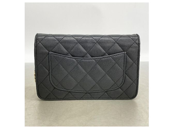 Cartera de hombro con cadena Chanel Matelassé Negro - vista 10