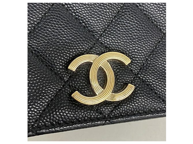 Cartera de hombro con cadena Chanel Matelassé Negro - vista 8