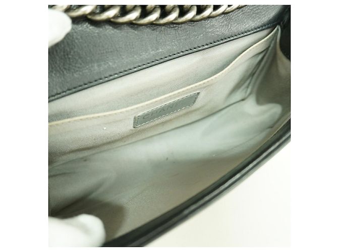 Borsa a tracolla Chanel Boy Nero - vista 4