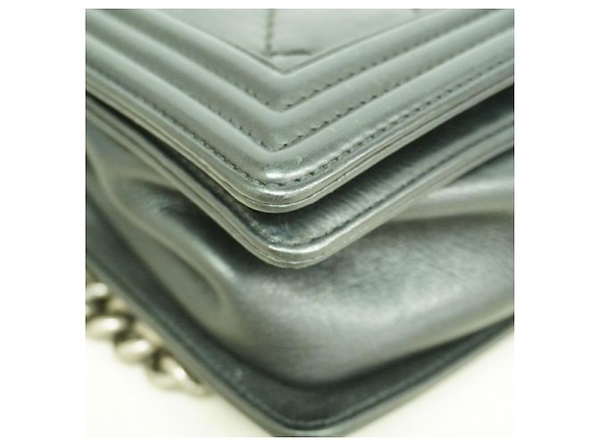 Borsa a tracolla Chanel Boy Nero - vista 6