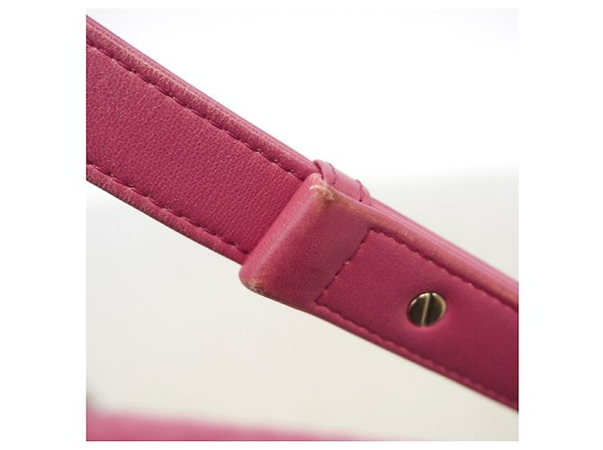 Borsa a tracolla Chanel Boy Chain in rosa - vista 8