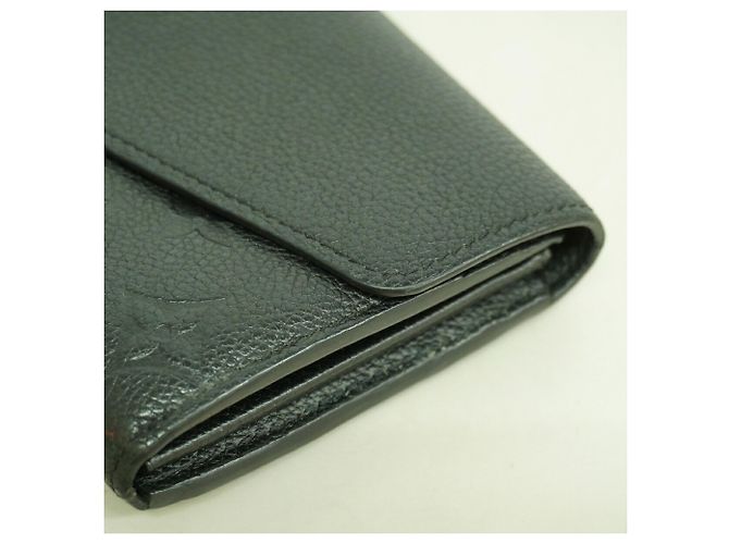 Louis Vuitton Monogram Empreinte Portefeuille Sarah Long Wallet Schwarz - Ansicht 5