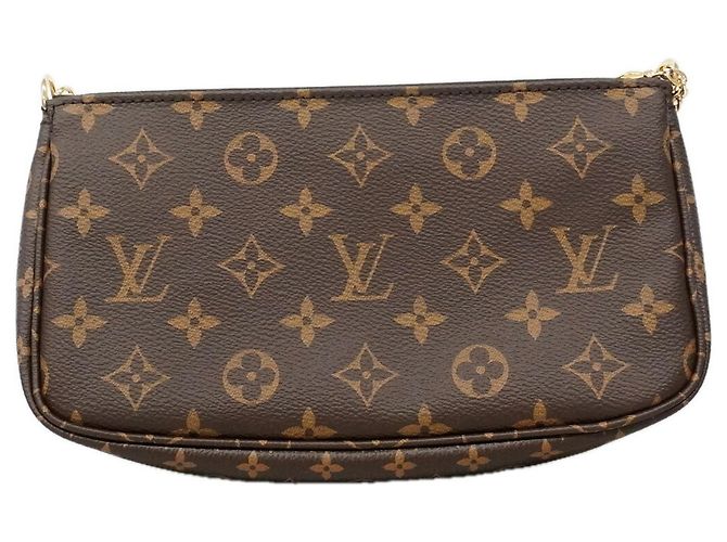 Louis Vuitton Monogram Multipochette Accessoires Schultertasche Khaki - Ansicht 9