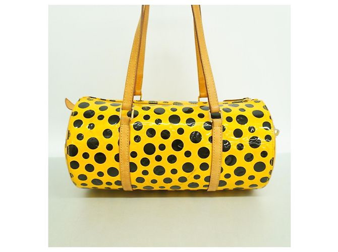 Louis Vuitton Vernis Dot Infinity Schultertasche Gelb - Ansicht 11