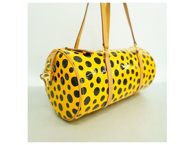 Louis Vuitton Vernis Dot Infinity Schultertasche Gelb - Ansicht 2