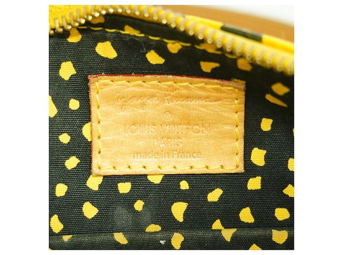 Louis Vuitton Vernis Dot Infinity Schultertasche Gelb - Ansicht 5