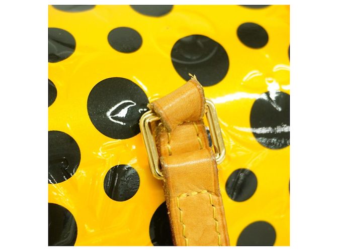 Louis Vuitton Vernis Dot Infinity Schultertasche Gelb - Ansicht 6