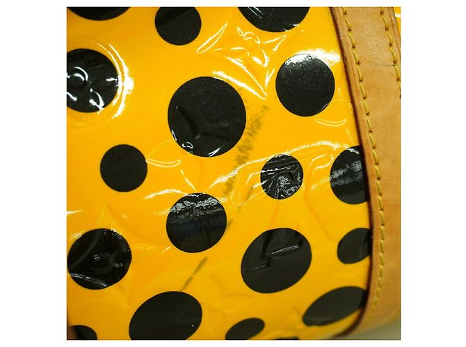 Louis Vuitton Vernis Dot Infinity Schultertasche Gelb - Ansicht 9